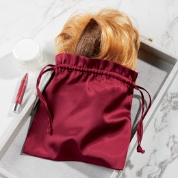 Satin Wig Bag, , large