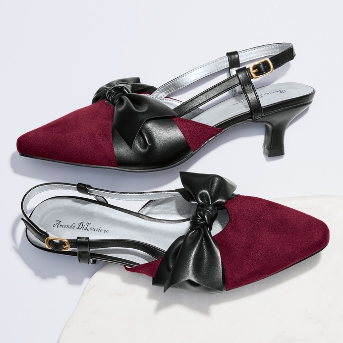 Amanda D&#39;Laurie Bow Slingback, , large