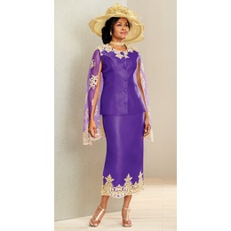 Mabelina Hat and Lenita Skirt Suit, , large