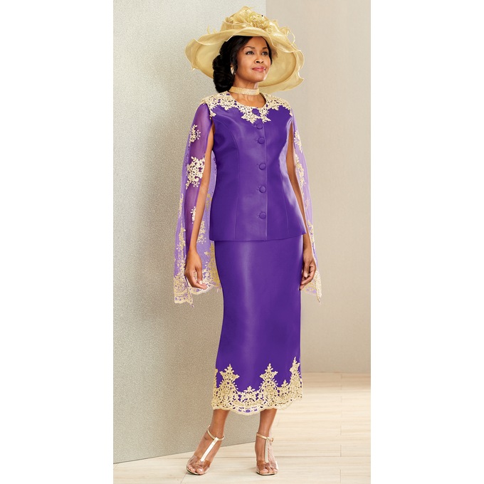 Mabelina Hat and Lenita Skirt Suit, , large