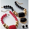 Geometric Ball Necklace and Earring Set, , large