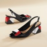 Ninety Union Sally Colorblocked Slingback, Black/Multi, large