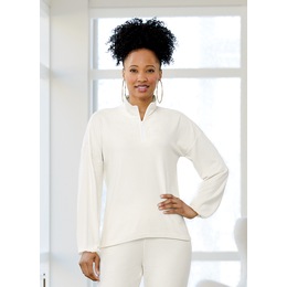 Zenya Quarter-Zip Pullover, , large