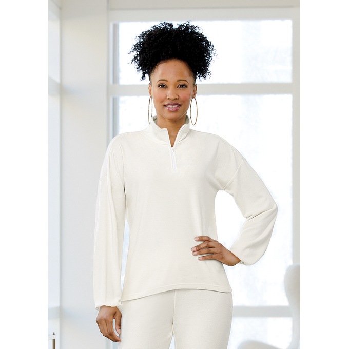 Zenya Quarter-Zip Pullover, , large