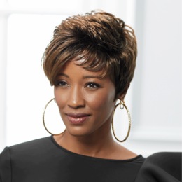 Motown Tress Aqua Wig, Medium Brown Honey Blonde, large