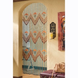 Global Beaded Door Curtain, , large
