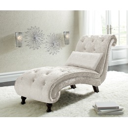 Tufted Crystal Chaise, , large