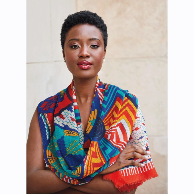 Afrocentric Printed Scarf, , large