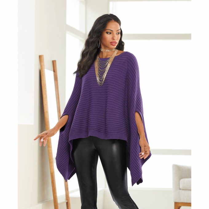 Bria Blanket Sweater, , large