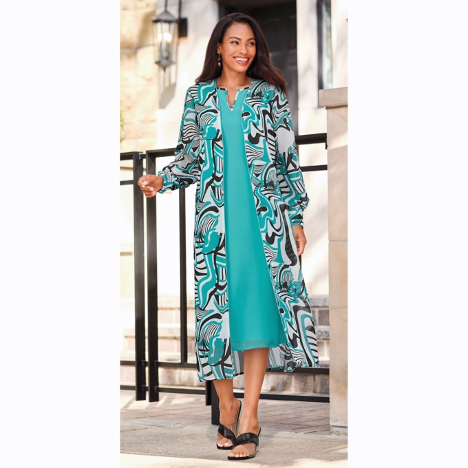Michelyne Jacket Dress, , large