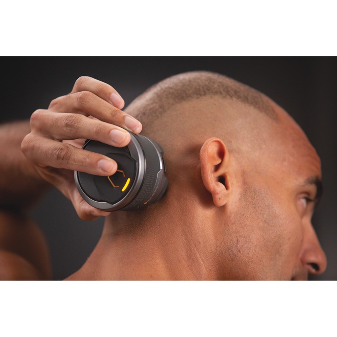 Microtouch Titanium Rechargeable Head Shaver, , large