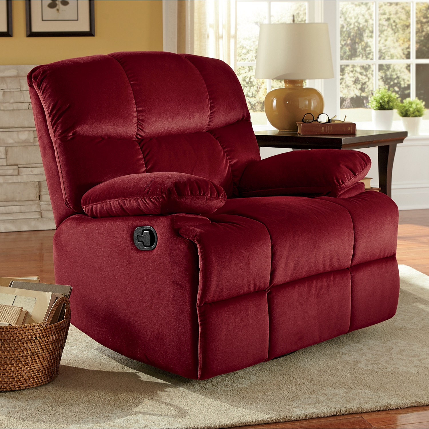 Microfiber swivel rocker recliner outlet