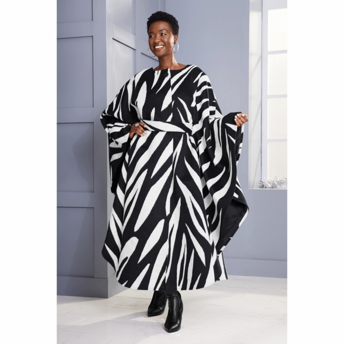 Bree Belted Cape Coat, , large