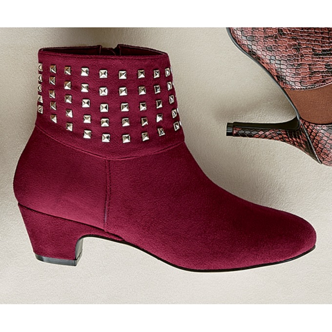 Amanda D&#39; Laurie Studded Collar Bootie, , large