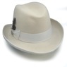Stacy Adams Men's Harvey Homburg Hat with Feather Accent, , large