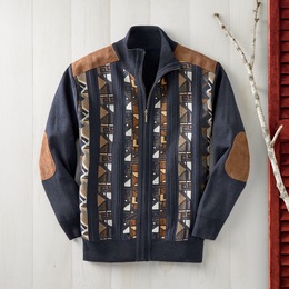 Stacy Adams Damon Zip Sweater, , large