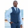 3-Piece Pinstripe Men&rsquo;s Suit with Jacket, Pants and Contrasting Vest, , large