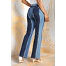 Pieces of Me Mixed-Wash Women&rsquo;s Flare-Leg Jean in Spliced Stretch Denim, , large