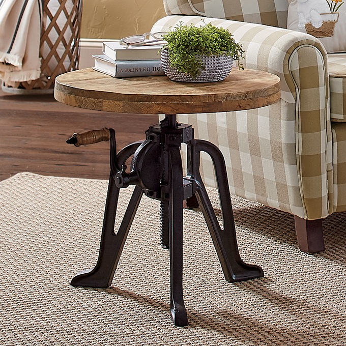 Crank End Table, , large