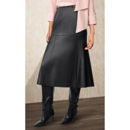 Phylicia Faux-Leather Skirt, , large