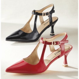 Double T-Strap Pump, , large