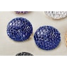 Pave Crystal Dome Earrings, , large