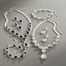 Crystal Pear-drop Jewelry Set, , large