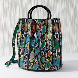 Animal Pleated Bag, , large