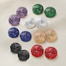 Pave Crystal Dome Earrings, , large