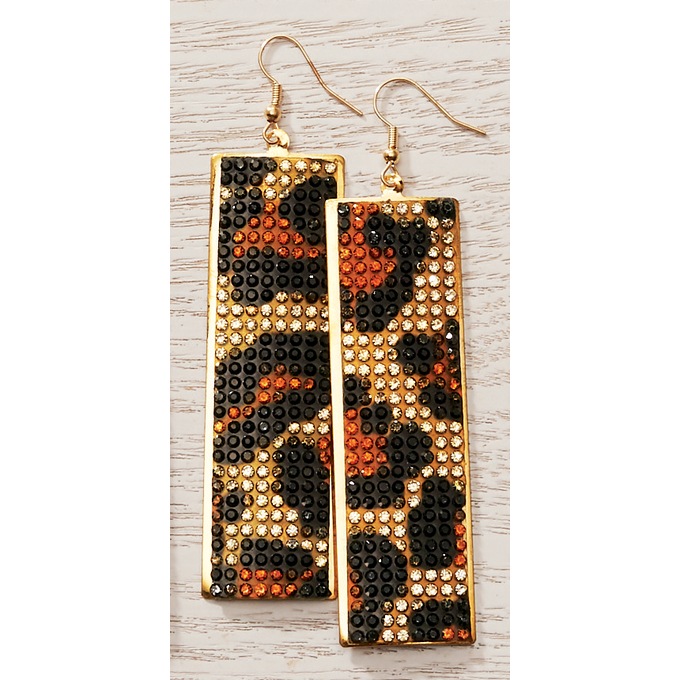 Crystal Wire Earrings, , large