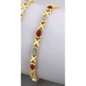 Gems/Diamond Two-Tone Bracelet, , large
