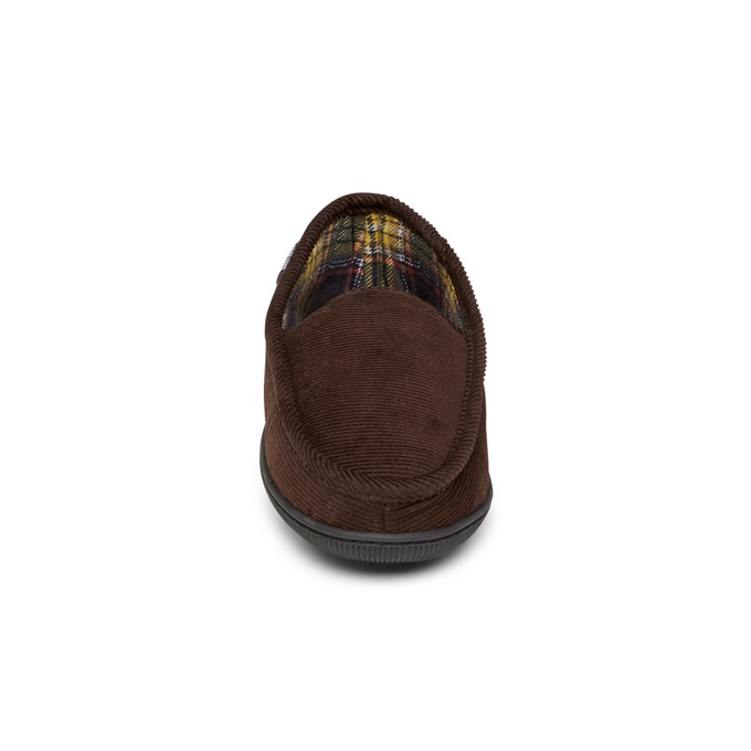 Corduroy Slipper by MUK LUKS, Brown, large