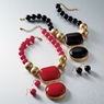 Geometric Ball Necklace and Earring Set, , large