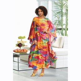 Etasha Flowy Maxi Dress, , large