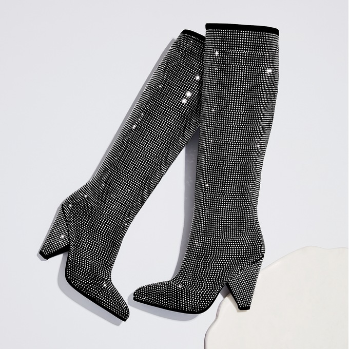 Shandra All-Studded Boot, , large