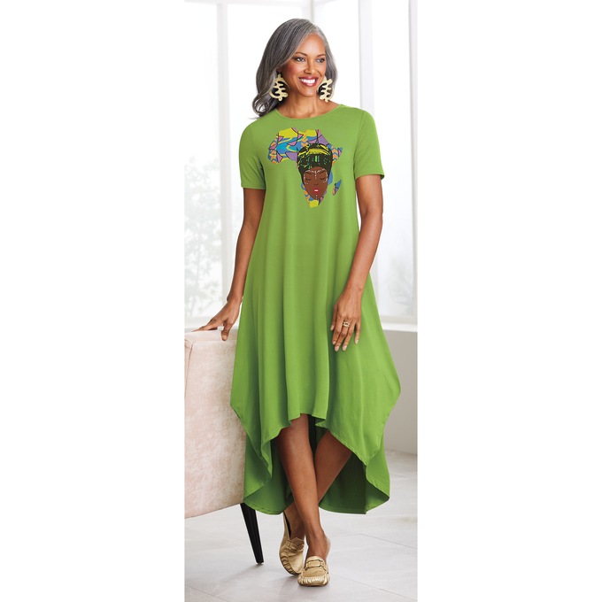 Kacela High-Low Lounger Dress, , large