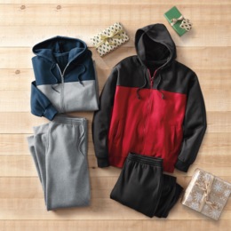 Colorblock Fleece Active Set, , large
