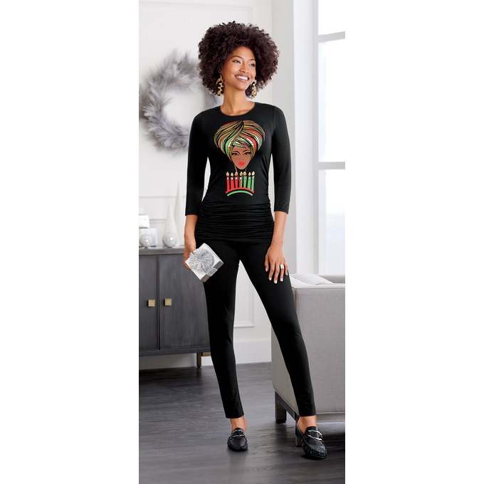 Kwanzaa Holiday Top, , large