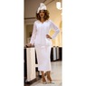 3-Piece Carolyn Skirt Suit and Jazlynn Hat, , large