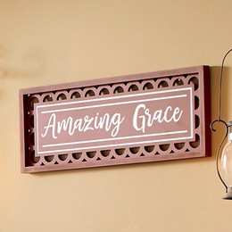 Amazing Grace Wood Sign, , large