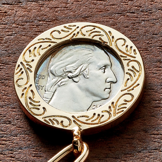 Maya Angelou Quarter Coin Pendant, , large
