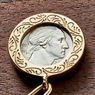 Maya Angelou Quarter Coin Pendant, , large