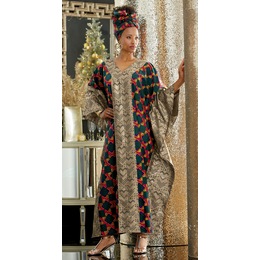 Zondra Holiday Caftan, , large