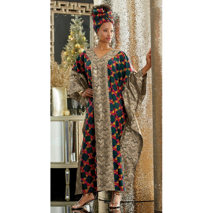 Zondra Holiday Caftan, , large