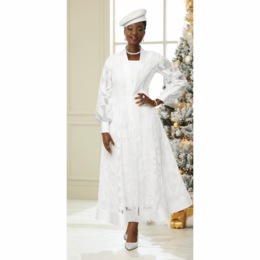 All White Outfits Party Dresses Pant Suits Plus Size ASHRO