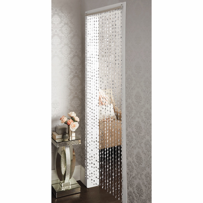 Silver Beaded Door Curtain, , large