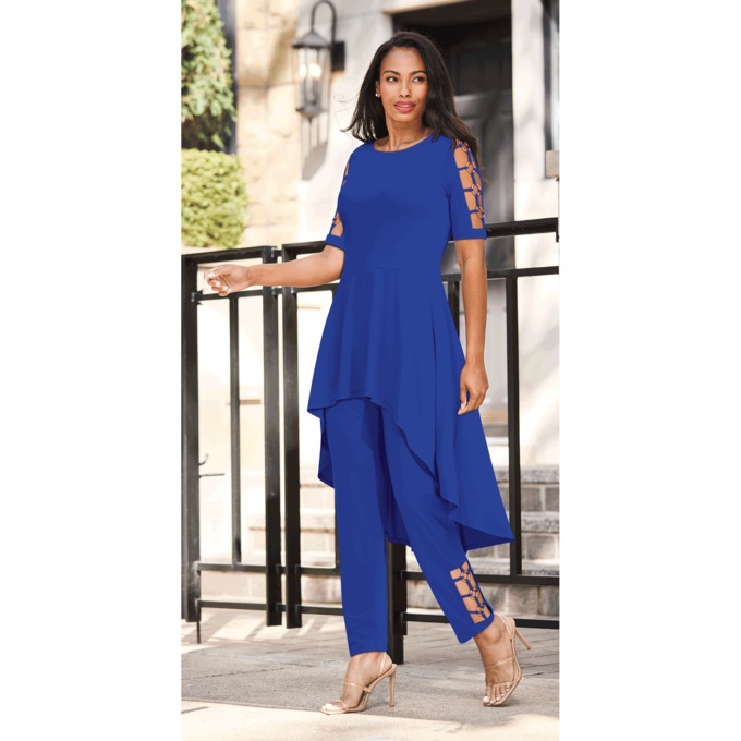 Metal Rings Pant Set, , large