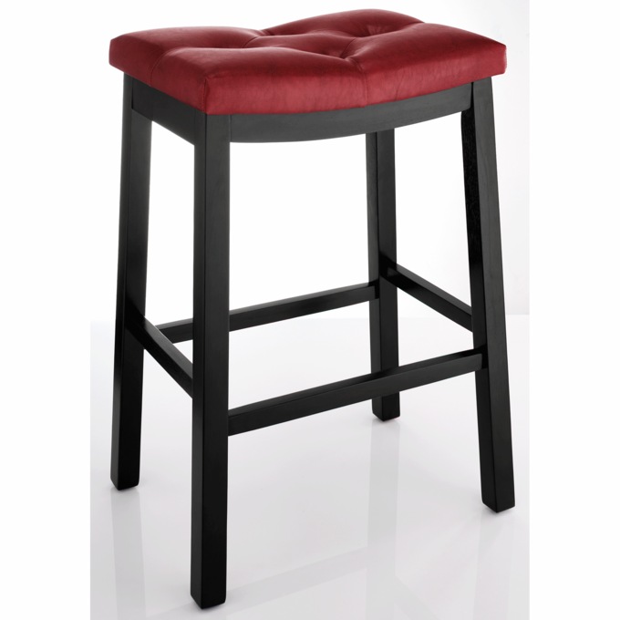 Avery Bar Stool, Red, large