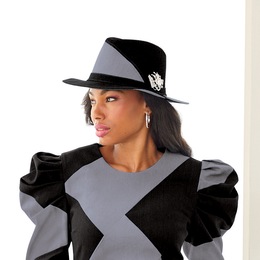 Patchwork Denim Hat, , large