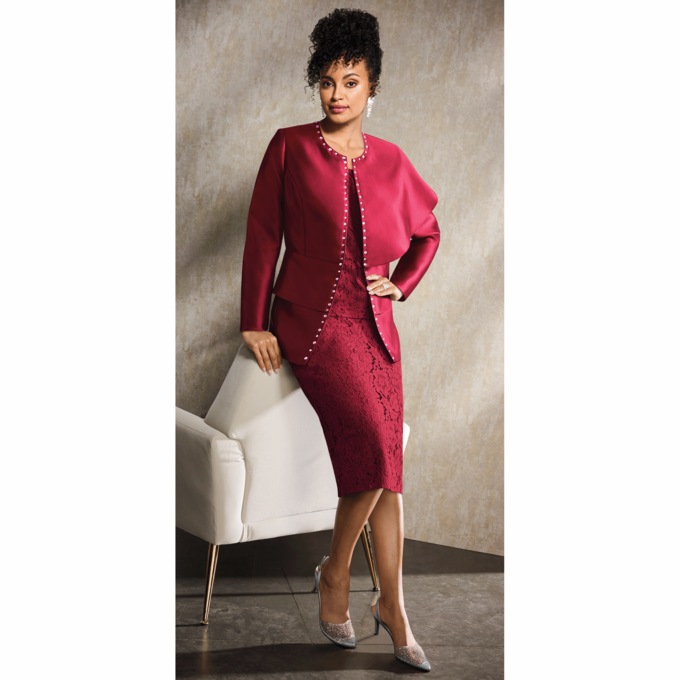 Chantal Skirt Suit, , large